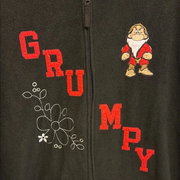 Disney Black and Red Grumpy Hoodie - Picture 2 of 11